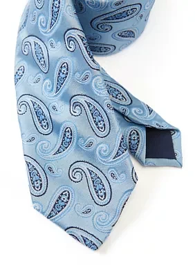 Spaced Paisley Printed Tie