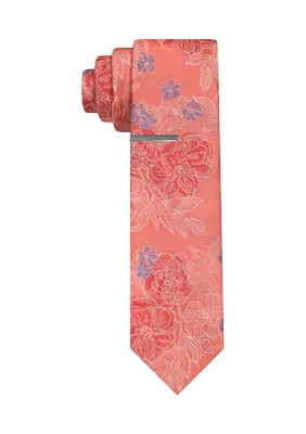 Woven Floral Printed Necktie