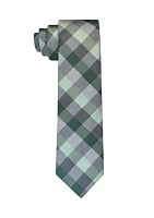 Textured Buffalo Check Tie