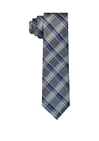 Grid Print Neck Tie