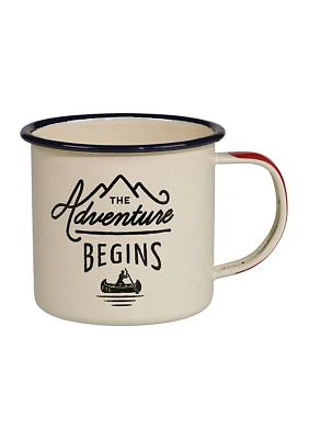 Adventure Begins Enamel Mug