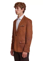 Vegan Leather Slim Fit Sport Coat