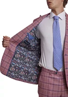 Men's Pink Plaid Sport Coat