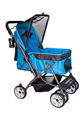 Wonderfold Wagon Pet Stroller with Zipperless Entry & Reversible Handle