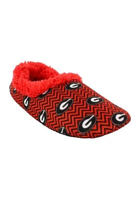 NCAA Georgia Bulldogs Chevron Slip On Slippers