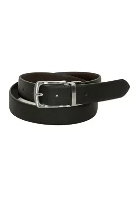 Big & Tall Saffiano Leather Belt