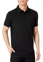 Men's Classic Polo Top Quarter Button Shirt