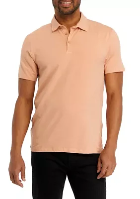 Men's Solid Classic Short Sleeve Polo Shirt