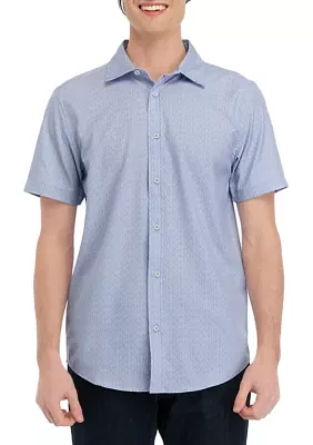 Men's Short Sleeve Printed Shirt