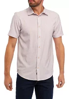 Men's Short Sleeve Printed Sport Shirt