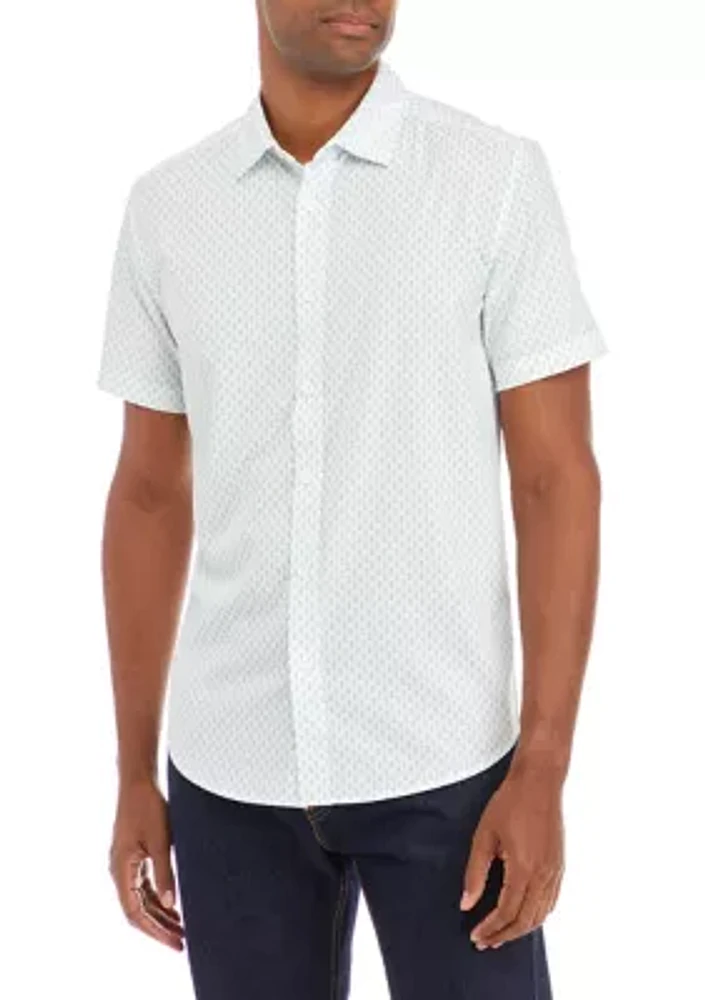 Men's Sport Assorted Plain Classic Button Down Shirt