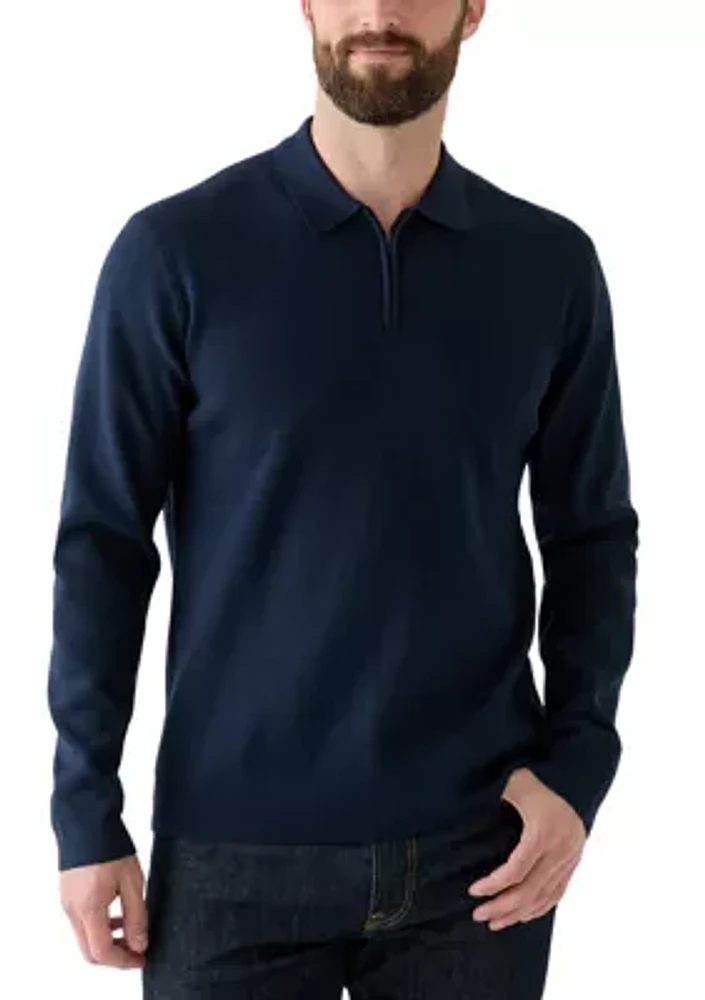 Knit Classic Polo Sweater