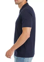 Men's Sport Solid Classic Polo Shirt