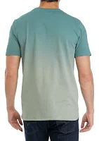 Men's Dip Dyed Classic Crew Neck T-Shirt