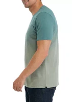 Men's Dip Dyed Classic Crew Neck T-Shirt