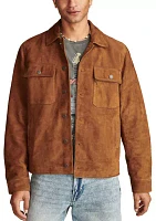 Suede Shirt Jacket