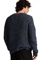 Easy Marled V-Neck Sweater