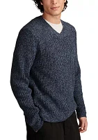 Easy Marled V-Neck Sweater