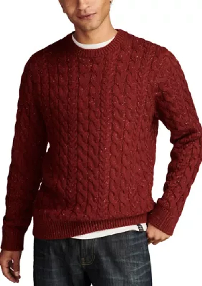 Cable Crew Neck Sweater