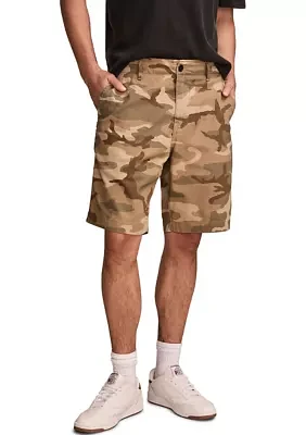 Camo Stretch Twill Shorts