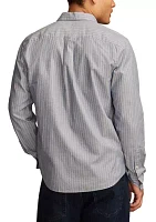 Striped San Gabriel One Pocket Long Sleeve Shirt