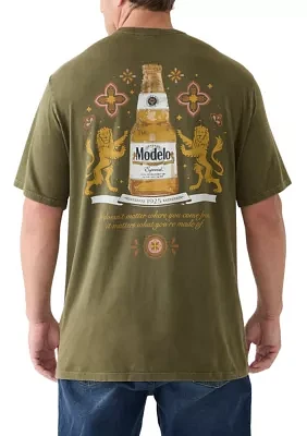 Big & Tall Short Sleeve Modelo Graphic T-Shirt