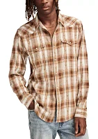 Big & Tall Dobby Western Shirt