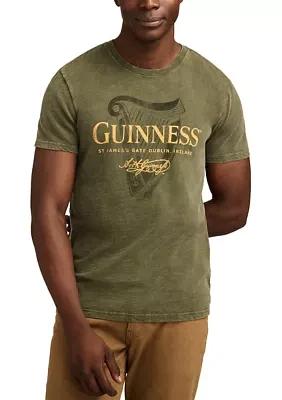 Big & Tall Short Sleeve Guinness Harp Logo Graphic T-Shirt