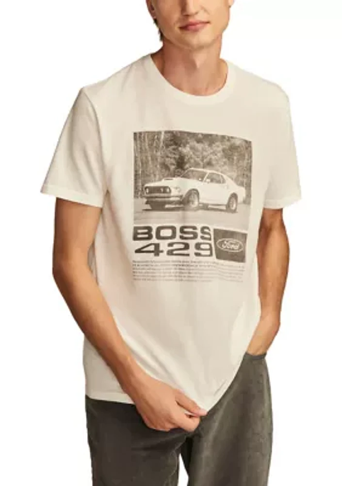 Big & Tall Short Sleeve Mustang GT 350 Graphic T-Shirt