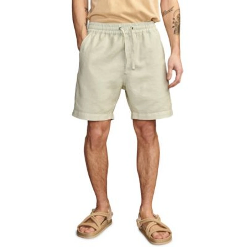 Linen Pull On Shorts