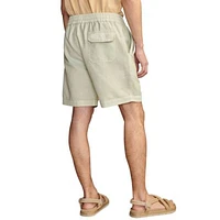 Linen Pull On Shorts