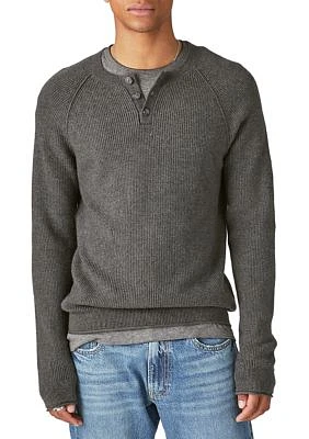 Soft Cloud Henley Sweater