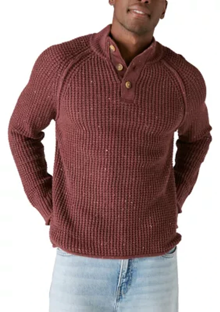 Nep Mock Neck Sweater