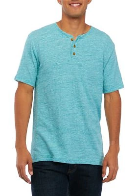 Short Sleeve Henley Shirt