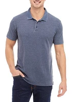 Venice Burnout Short Sleeve Polo Shirt