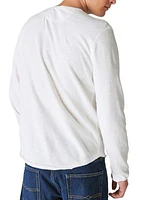 Weekend Slub Jersey Long Sleeve Henley Shirt