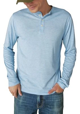 Tencel Long Sleeve Henley Shirt