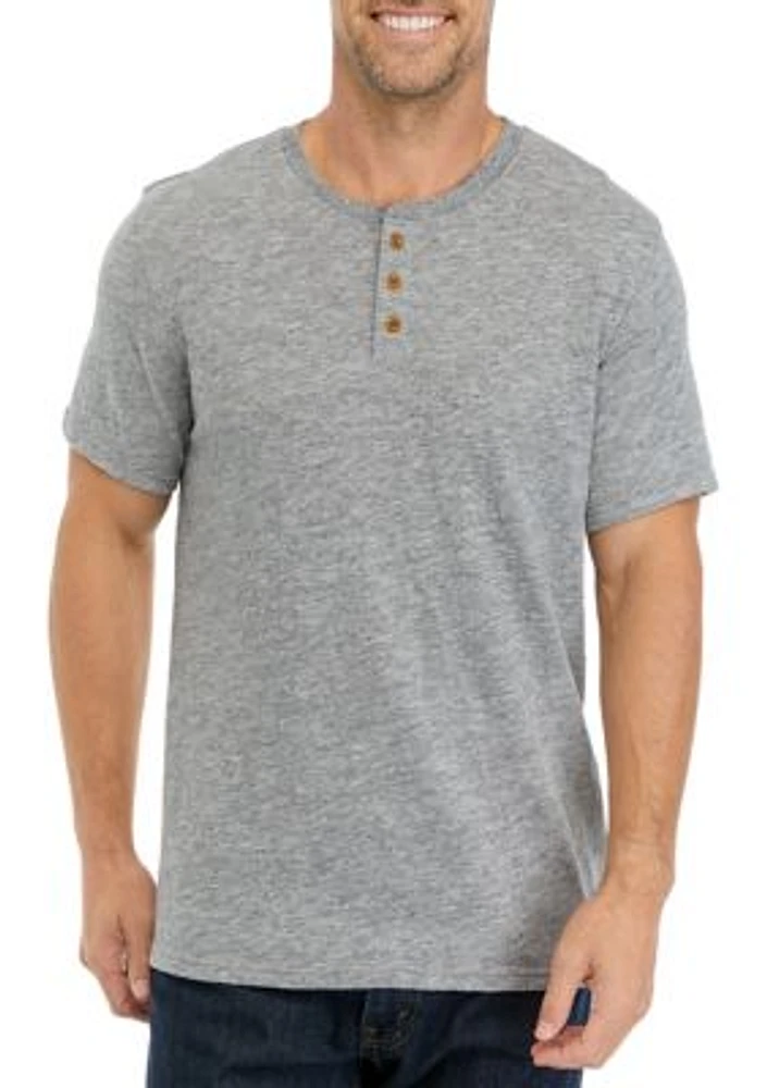 Short Sleeve Henley Shirt