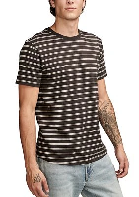 Supima Striped Crew Neck T-Shirt