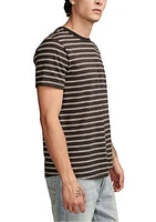 Supima Striped Crew Neck T-Shirt