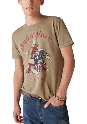 Short Sleeve Budweiser Graphic T-Shirt