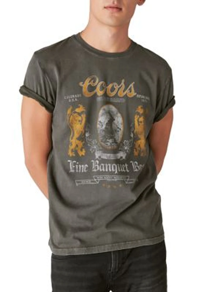 Coors Fine Banquet Beer Graphic T-Shirt