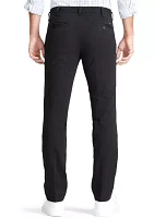 Performance Stretch Straight Fit Flat Front Chino Pants