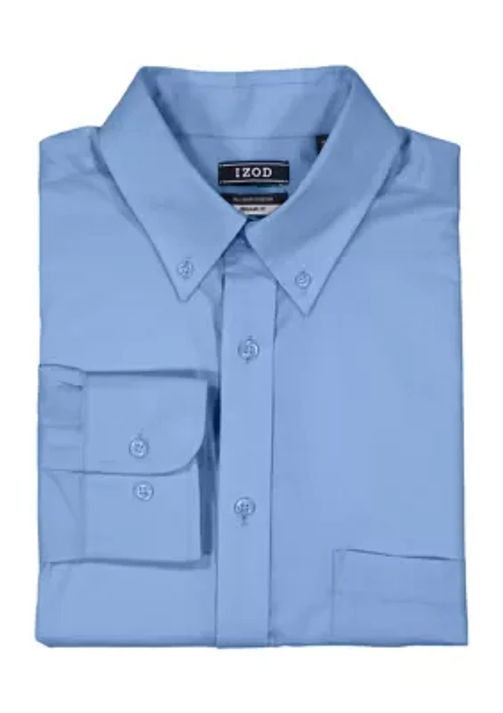 Big & Tall All-Over Stretch Button Down Shirt