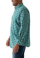 Big & Tall Long Sleeve Tartan Plaid Dress Shirt