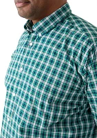 Big & Tall Long Sleeve Tartan Plaid Dress Shirt