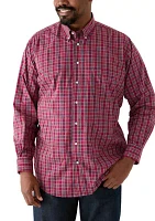 Big & Tall Fashion Stretch Button Down Shirt