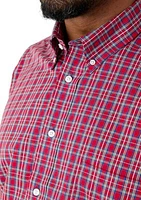 Big & Tall Fashion Stretch Button Down Shirt