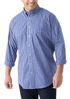 Big & Tall Fashion Stretch Regular Fit Button Down Shirt