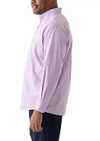 Big & Tall Long Sleeve Gingham Dress Shirt